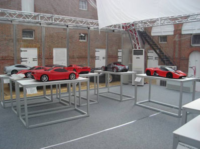 Air conditioning the Ferrari stand at the Goodwood Festival of Speed