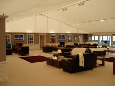 The Dunhill Pavilion at the Dunhill Links golf championship