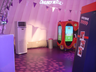 Full Air Conditioning for The Cadbury’s Promo Dome in Hyde Park