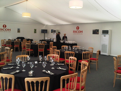 Full Air Conditioning throughout the Hospitality, Media and IT areas at The Ricoh Women’s Golf Championships